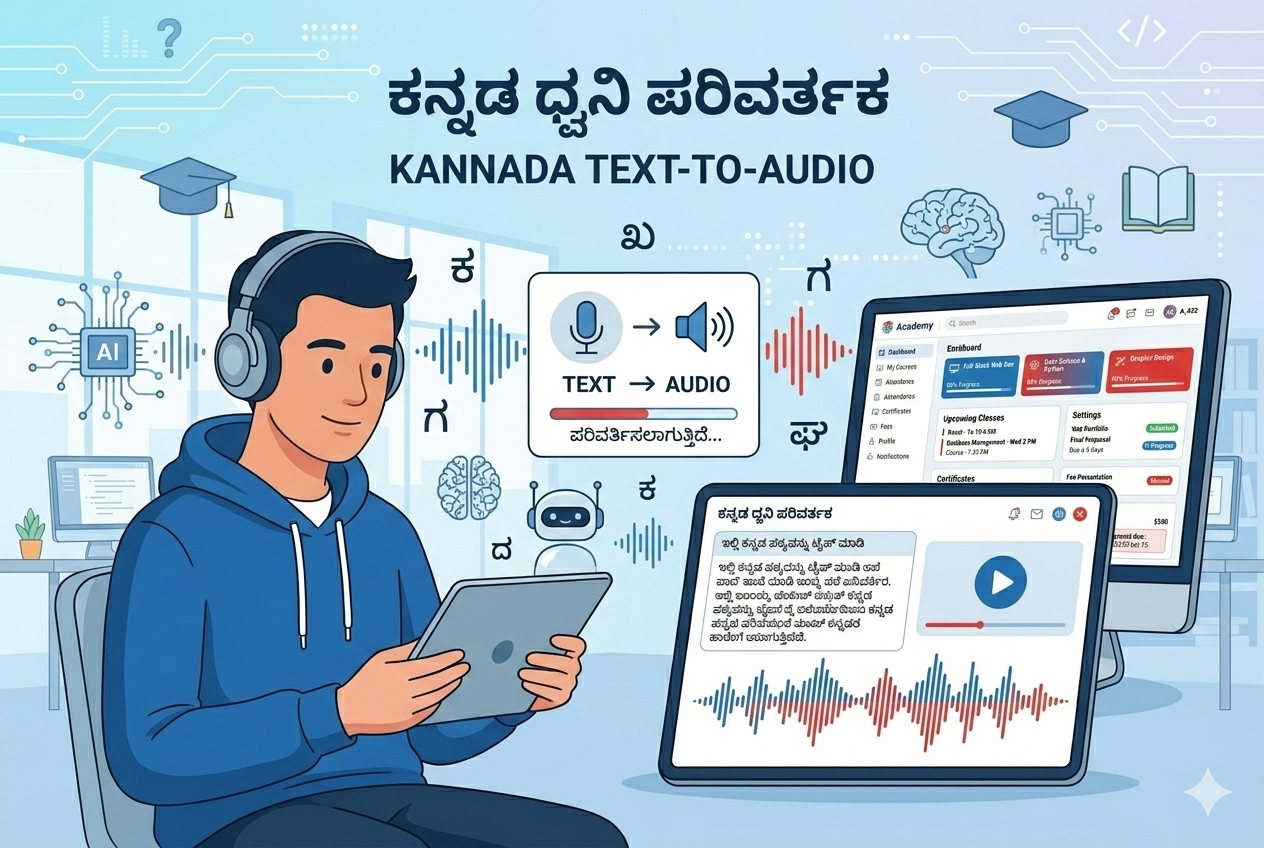 Kannada Text to Audio Converter